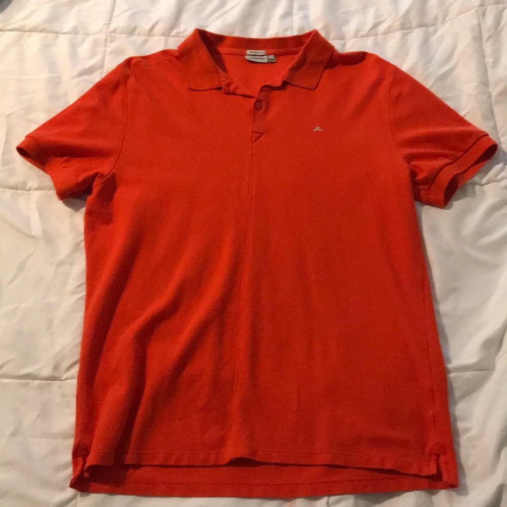J. Lindeberg polo. Red, orangish color